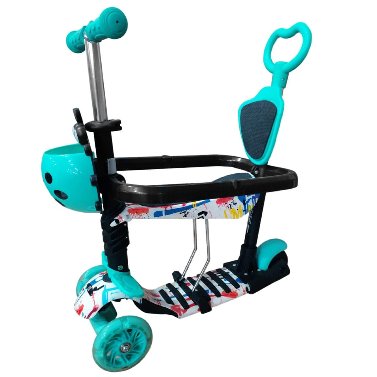 Дитячий самокат X-TREME KS-705-5W Бірюзовий
