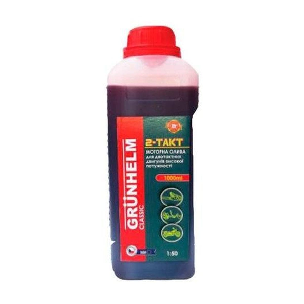 Grunhelm 2-TAKT SEMISYNT CLASSIC (1л) Олива моторна