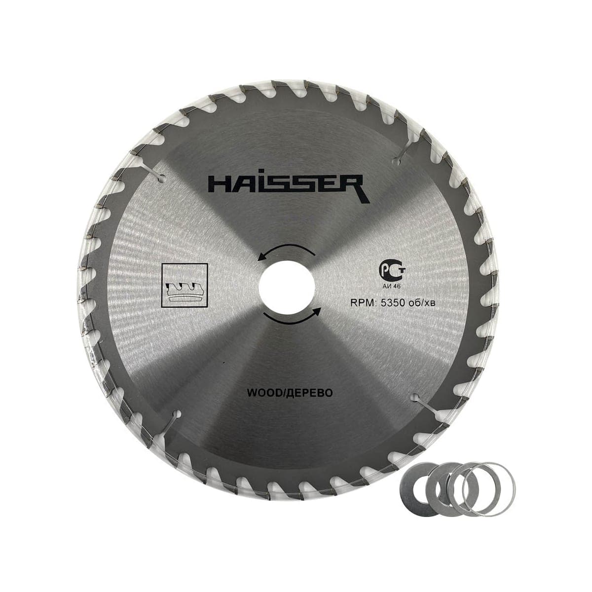 Haisser Диск пильний по дереву 210х30 50 зуб