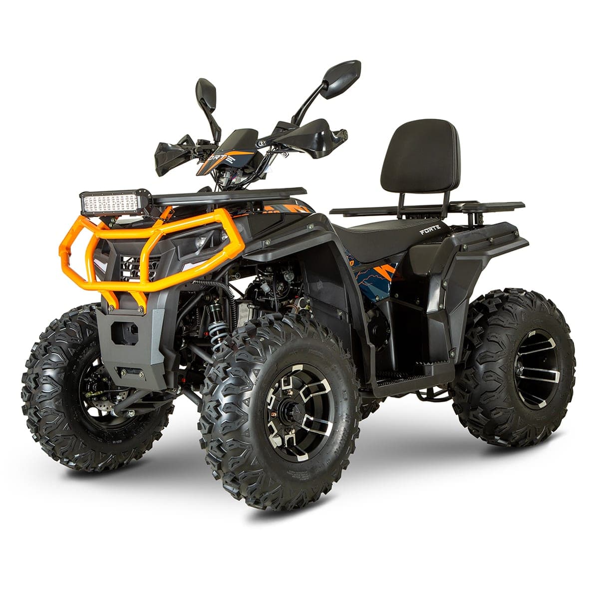 Квадроцикл FORTE AFC-200L PRO Чорно-помаранчевий