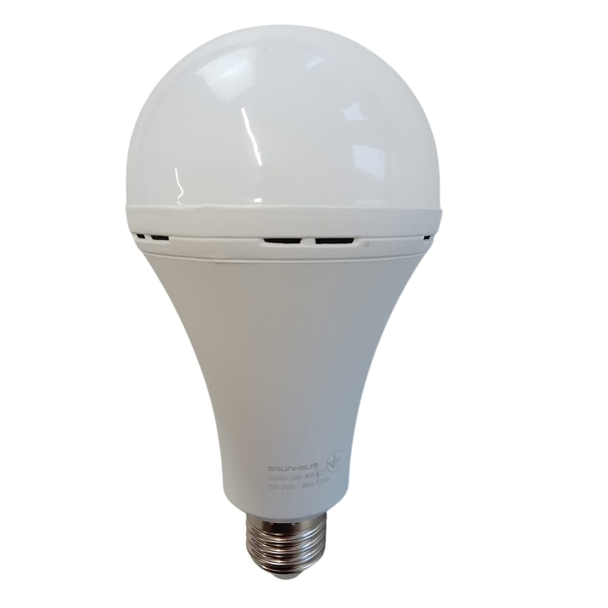Лампа LED аварійна - GEA60-15W-65K-E27 Grunhelm